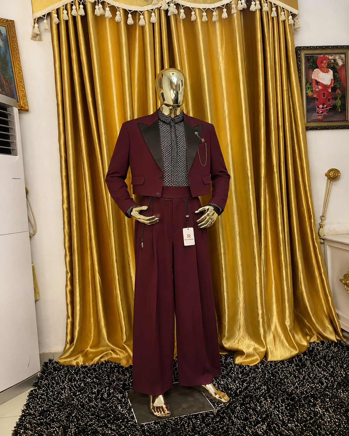 Red Fashion executive men suit